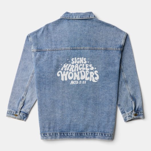 wonder denim jacket (Achterkant)