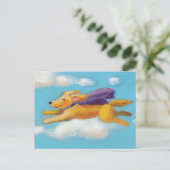 Wonder Dog - vliegende spaniel-terugzetapparaat me Briefkaart (Staand voorkant)