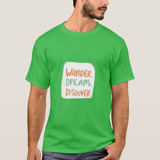 Wonder Dream Discover T-shirt (Voorkant)