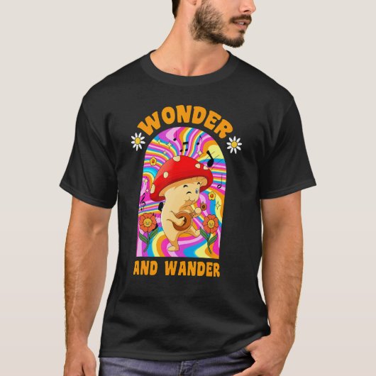 Wonder- en ander-paddenstoel Plant Mam Fungi T-shirt (Voorkant)