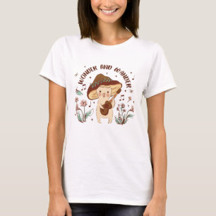 Wonder en Wander Zingend Mushroom Fairy T-shirt