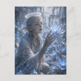 Wonder / Engel / Kristallen Tuin Briefkaart
