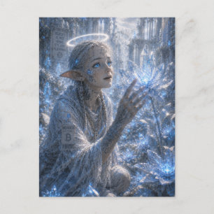 Wonder / Engel / Kristallen Tuin Briefkaart