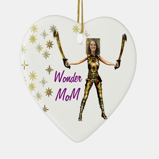 Wonder Fairy Princess, Swords - Insert UW Photo- Keramisch Ornament (Rechts)