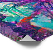 wonder in de ogen van een baby fel A.I. Poster (Hoek)