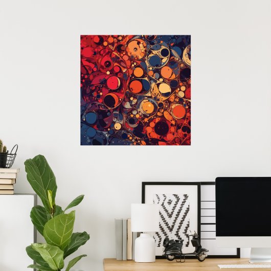 Wonder in Progress van de natuur Poster (Thuiskantoor)