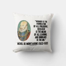 Wonder is de stichting van de filosofie van Montai Kussen