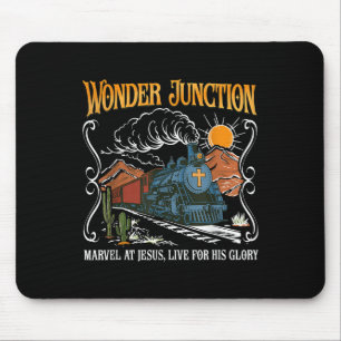 Wonder Junction Marvel Bij Jezus Christelijke Zome Muismat