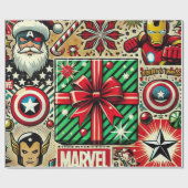 wonder Kerstmis Cadeaupapier (Vlak)