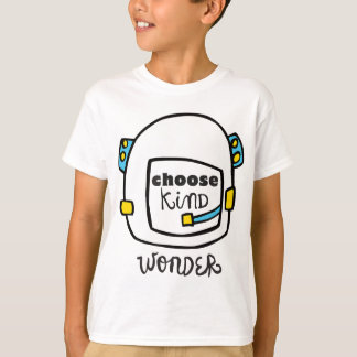 Wonder Kies soort - Auggie Kies soort ruimtehelm T-shirt
