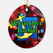 Wonder Lake Lights Circle Ornament (Links)