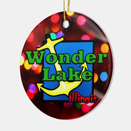 Wonder Lake Lights Circle Ornament (Links)