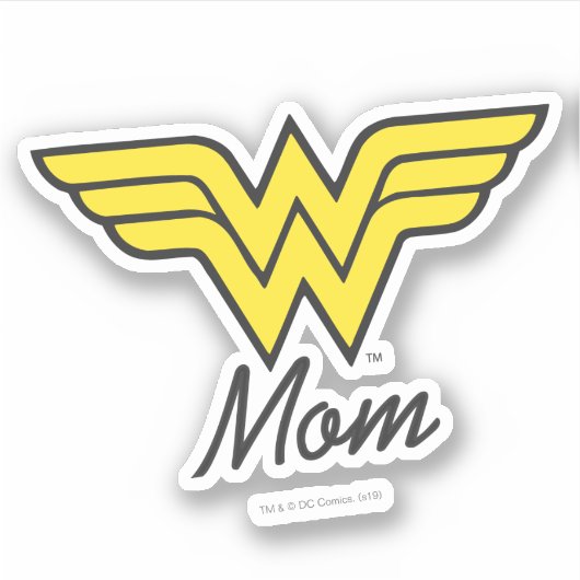 Wonder Mam Classic Sticker (Voorkant)