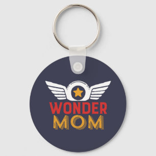 Wonder Mam Moederdag Gift Favorite Superheld Sleutelhanger