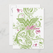 Wonder Mam Swirls Briefkaart (Voorkant / Achterkant)