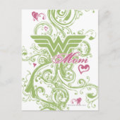 Wonder Mam Swirls Briefkaart (Voorkant)