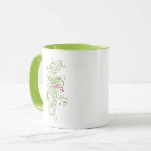 Wonder Mam Swirls Mok (Voorkant links)