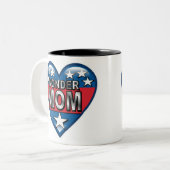 Wonder Mam Tweekleurige Koffiemok (Voorkant links)