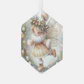 Wonder met krans glas ornament (Voorkant links)