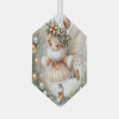Wonder met krans glas ornament (Voorkant Rechts)