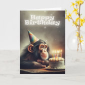 Wonder Monkey Kaart (Gele Bloem)