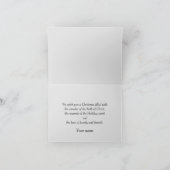 Wonder of Jesus Christmas Wenskaart Kaart (Binnen)