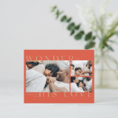 Wonder over zijn liefdeskerstBriefkaart Feestdagenkaart (Staand voorkant)