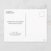 Wonder over zijn liefdeskerstBriefkaart Feestdagenkaart (Achterkant)