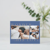 Wonder over zijn liefdeskerstBriefkaart Feestdagenkaart (Staand voorkant)