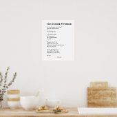 Wonder Ponder zelf liefde zorg gedicht poster kuns (Keuken)