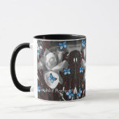 Wonder Roos Rode Mieren & Blauwe Vlinders Signatur Mok (Links)