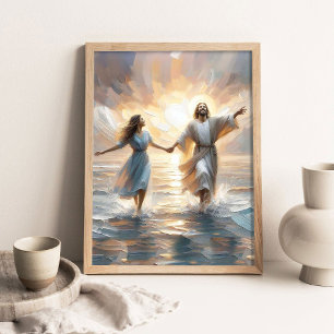 Wonder Samen, Christelijke Schilderkunst, Jezus Wa Poster