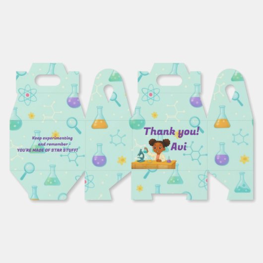 Wonder Science Favoriet Box Bedankdoosjes (Ongevouwen)