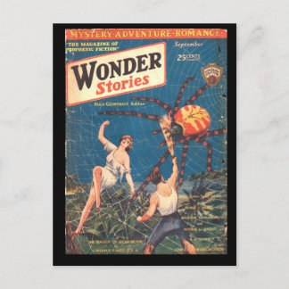 Wonder Stories v02 n04 (1930-09.Stellar)_Pulp Art Briefkaart