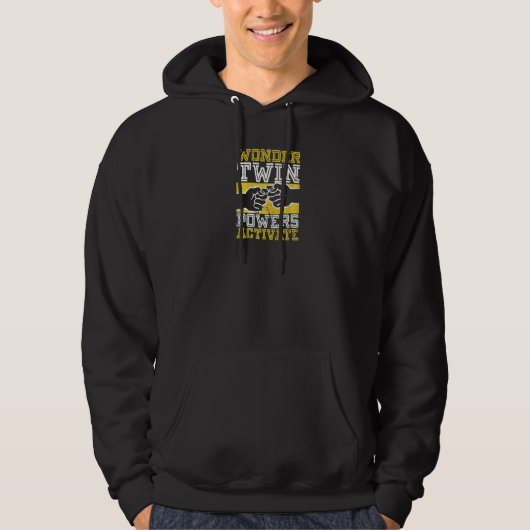 Wonder Twin Power Activated Design Sibling Hoodie (Voorkant)