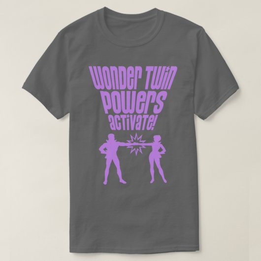 WONDER TWINS 3 T-SHIRT (Design voorkant)