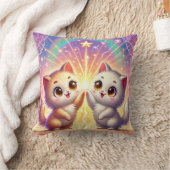 Wonder Twins - Magical Cat Duo Kussen (Deken)