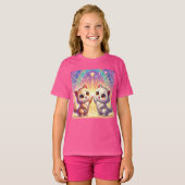 Wonder Twins - Magical Cat Duo T-shirt (Voorkant volledig)