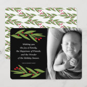 Wonder van de Holiday Sason-fotokaart Feestdagenkaart (Voorkant / Achterkant)