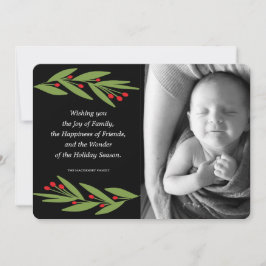 Wonder van de Holiday Sason-fotokaart Feestdagenkaart