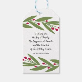 Wonder van het cadeautje voor vakantieverraad labe cadeaulabel