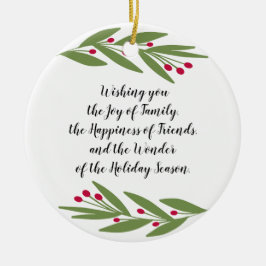 Wonder van het Vakantie Seizoen Ornament