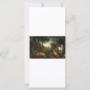 Wonder van Sint Hubertus door Peter Paul Rubens