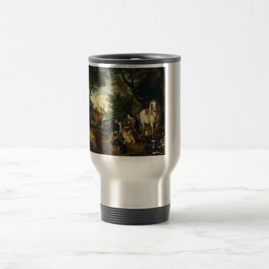 Wonder van Sint Hubertus door Peter Paul Rubens Reisbeker (Center)