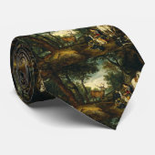 Wonder van Sint Hubertus door Peter Paul Rubens Stropdas (Opgerold)