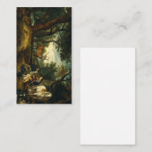 Wonder van Sint Hubertus door Peter Paul Rubens Visitekaartje (Voorkant / Achterkant)