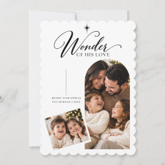 Wonder van Zijn Boog 2 Foto Religieus Kerstmis Feestdagenkaart
