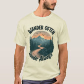 Wonder Veelal Wonder Altijd Avonturenliefhebbers T-shirt (Voorkant)