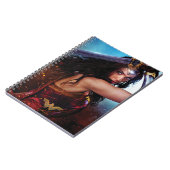 Wonder-vrouw blokkeert zwaard notitieboek (Linkerzijde)