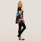 Wonder-vrouw blokkeert zwaard tote bag (Op model)